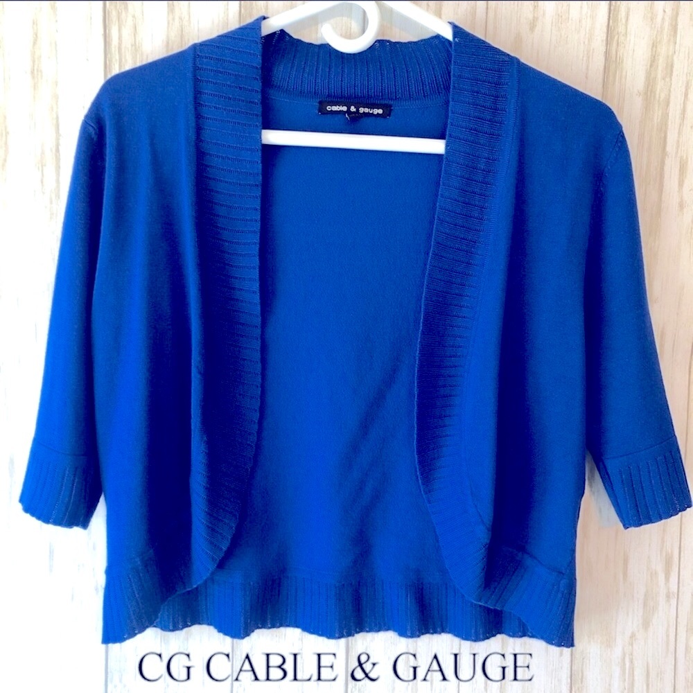 Cable & Gauge Short cardigan